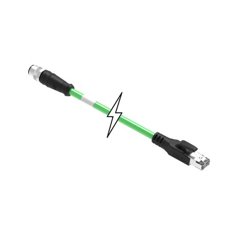 Molex M12-4P(D)-MM ST/RJ45 15M 1201088339